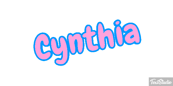 Cynthia Text effect