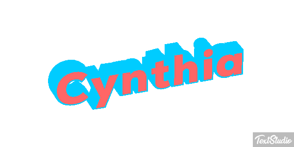 Cynthia Text effect