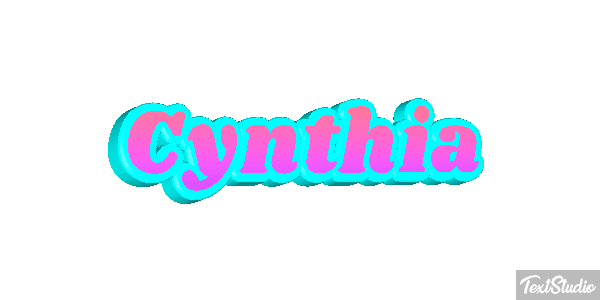 Cynthia Text effect