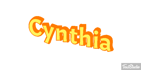 Cynthia Text effect