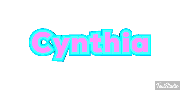Cynthia Text effect