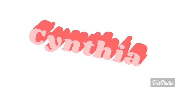 Cynthia Text effect