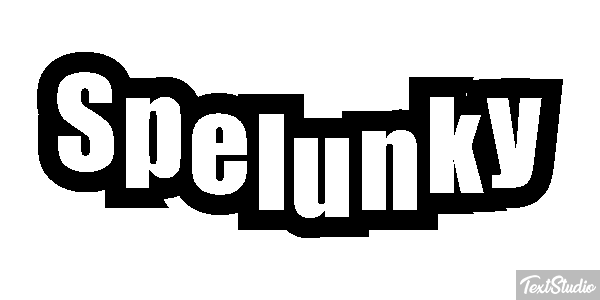 Spelunky Effetto testo