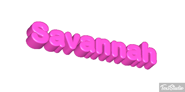 Savannah Effetto testo