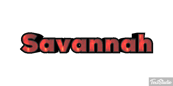 Savannah Effetto testo