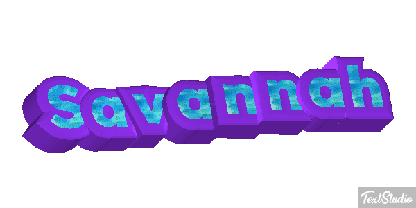 Savannah Effetto testo