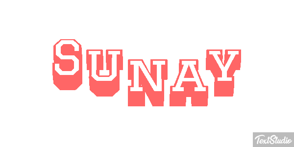 Sunay テキスト効果