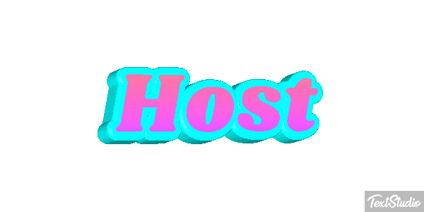 Host Efecto de texto