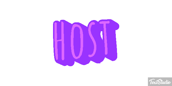 Host Efecto de texto