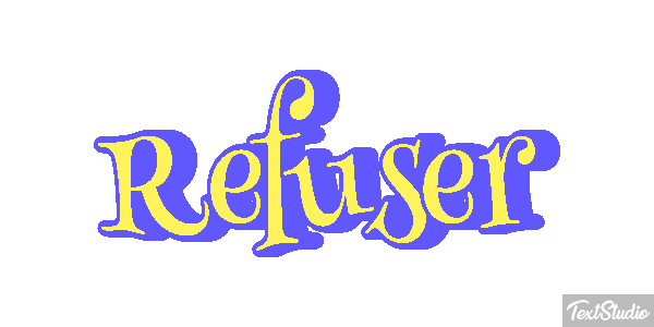 Refuser Efeito do texto