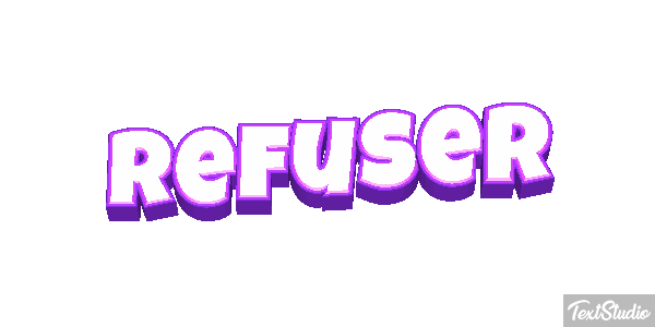 Refuser Efeito do texto