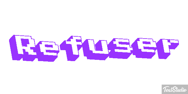 Refuser Efeito do texto