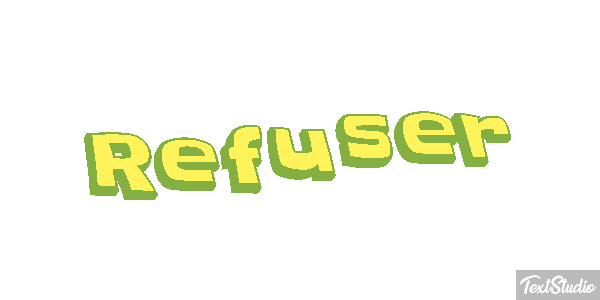 Refuser Efeito do texto