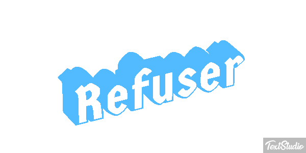Refuser Efeito do texto