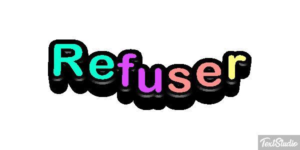 Refuser Efeito do texto