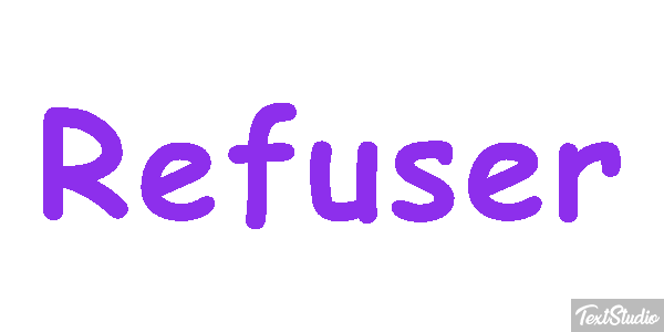 Refuser Efeito do texto