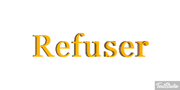 Refuser Efeito do texto