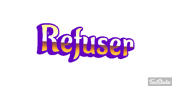 Refuser Efeito do texto