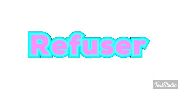 Refuser Efeito do texto