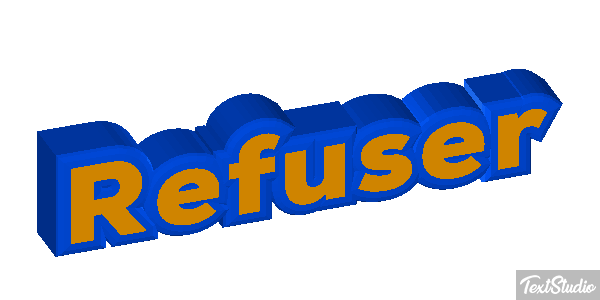 Refuser Efeito do texto