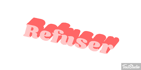 Refuser Efeito do texto