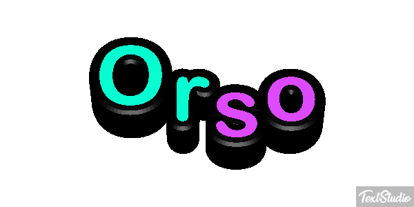 Orso Tekst effect