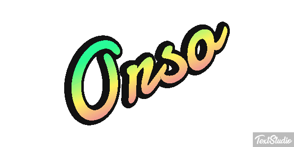 Orso Tekst effect