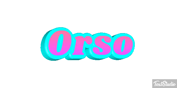 Orso Tekst effect