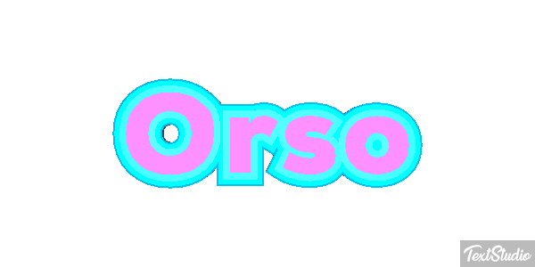 Orso Tekst effect