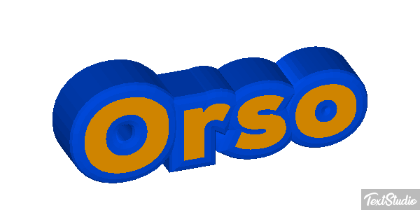 Orso Tekst effect