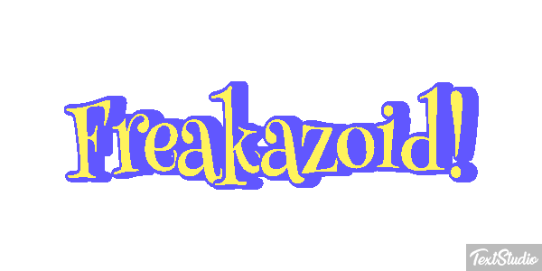 Freakazoid! Текстовый эффект