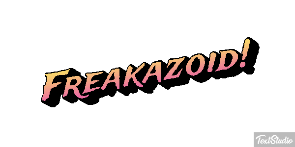 Freakazoid! Текстовый эффект