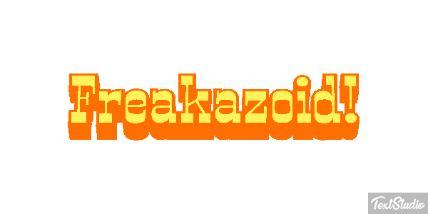 Freakazoid! Текстовый эффект