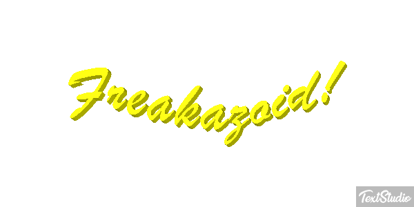 Freakazoid! Текстовый эффект