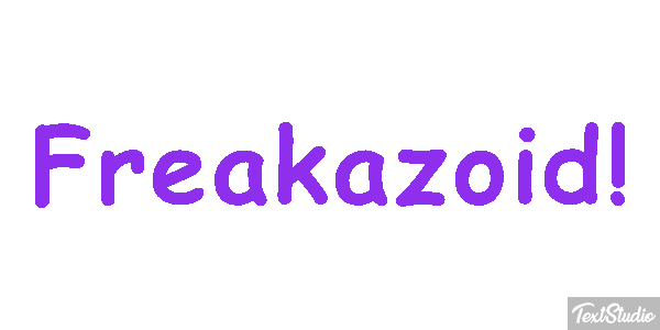 Freakazoid! Текстовый эффект