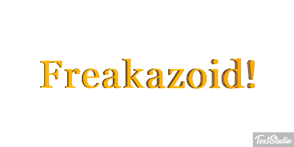 Freakazoid! Текстовый эффект
