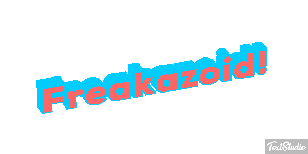 Freakazoid! Текстовый эффект