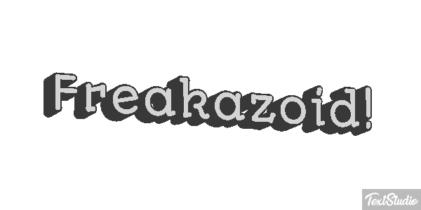 Freakazoid! Текстовый эффект