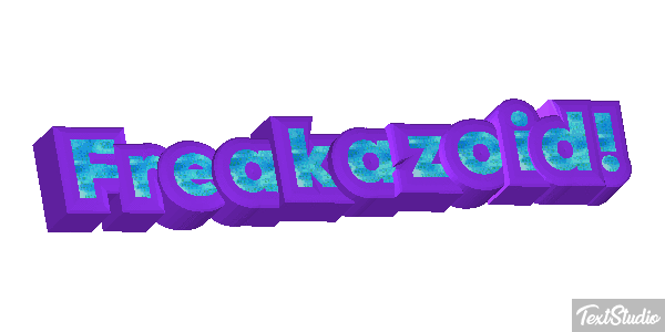 Freakazoid! Текстовый эффект