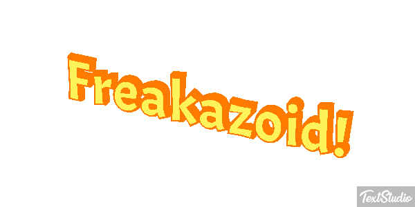 Freakazoid! Текстовый эффект