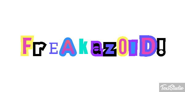 Freakazoid! Текстовый эффект