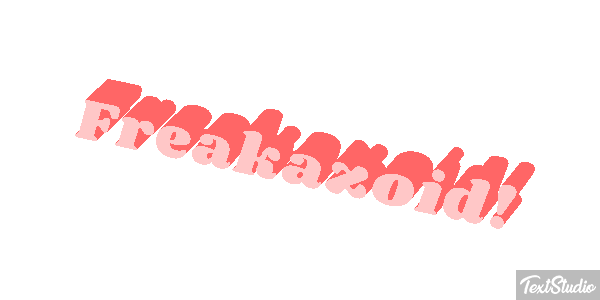 Freakazoid! Текстовый эффект