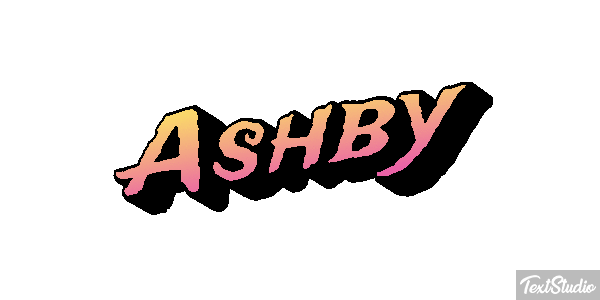 Ashby Text effect