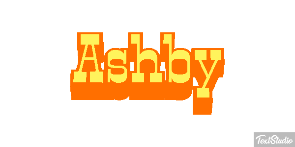 Ashby Text effect