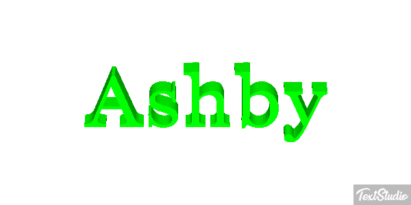 Ashby Text effect