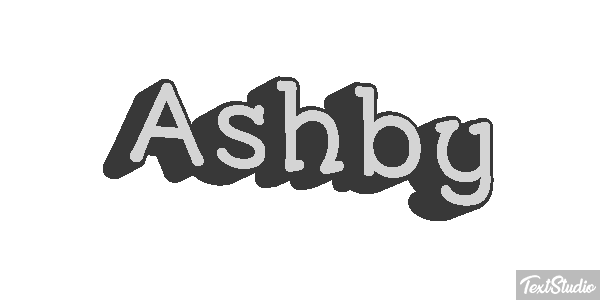 Ashby Text effect