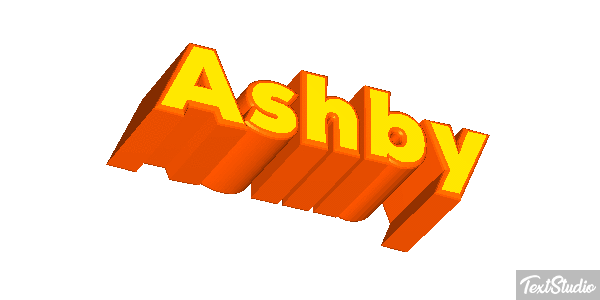 Ashby Text effect