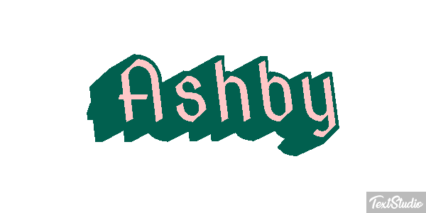 Ashby Text effect