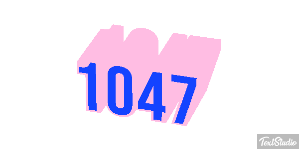 1047 Текстовый эффект
