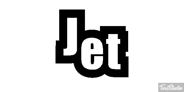 Jet Effetto testo